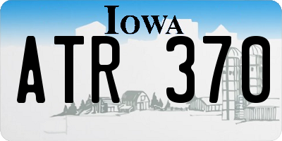 IA license plate ATR370