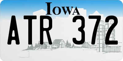 IA license plate ATR372