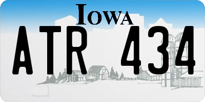 IA license plate ATR434