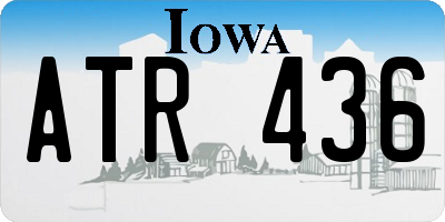IA license plate ATR436
