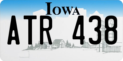 IA license plate ATR438