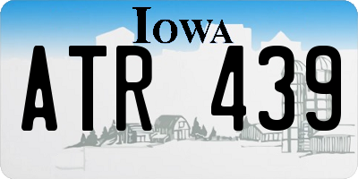 IA license plate ATR439