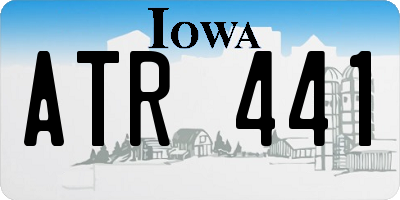 IA license plate ATR441