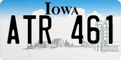 IA license plate ATR461