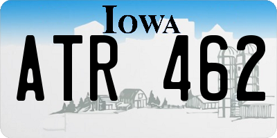 IA license plate ATR462