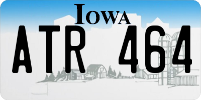 IA license plate ATR464