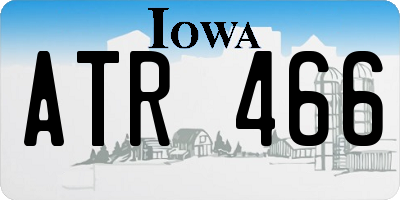 IA license plate ATR466