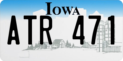 IA license plate ATR471