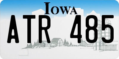 IA license plate ATR485