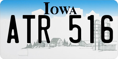 IA license plate ATR516