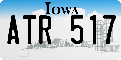 IA license plate ATR517