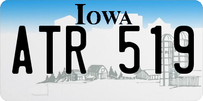 IA license plate ATR519