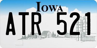 IA license plate ATR521