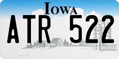 IA license plate ATR522