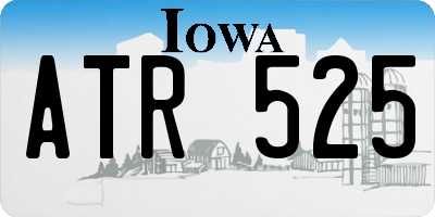 IA license plate ATR525