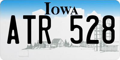 IA license plate ATR528