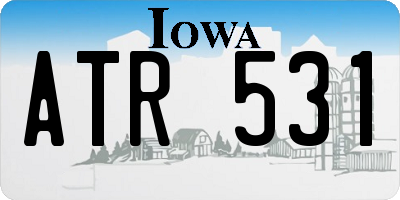 IA license plate ATR531