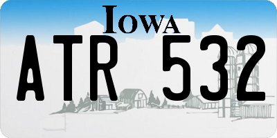 IA license plate ATR532