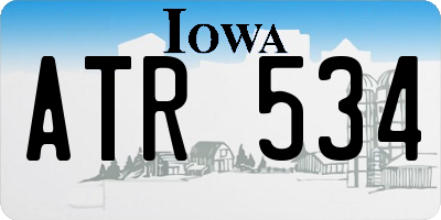 IA license plate ATR534