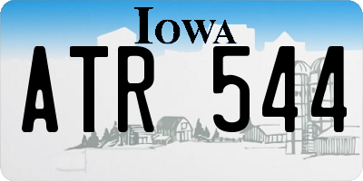 IA license plate ATR544