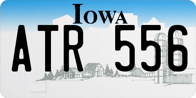IA license plate ATR556