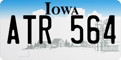 IA license plate ATR564