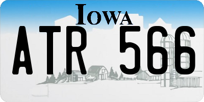 IA license plate ATR566