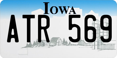 IA license plate ATR569