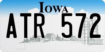 IA license plate ATR572