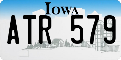 IA license plate ATR579