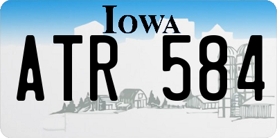 IA license plate ATR584