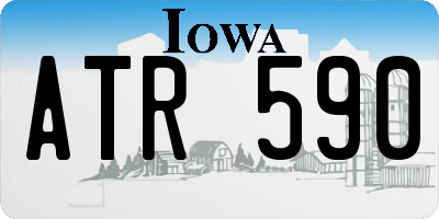 IA license plate ATR590