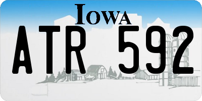 IA license plate ATR592