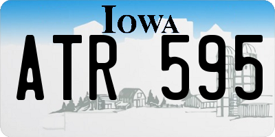 IA license plate ATR595