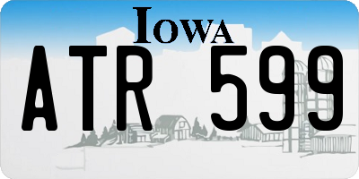 IA license plate ATR599