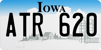 IA license plate ATR620