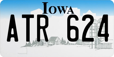 IA license plate ATR624