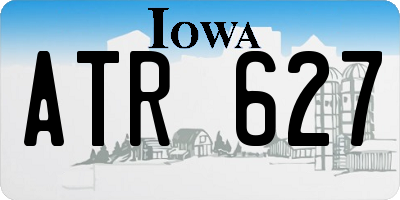 IA license plate ATR627