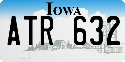 IA license plate ATR632