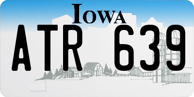 IA license plate ATR639