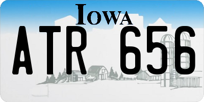 IA license plate ATR656