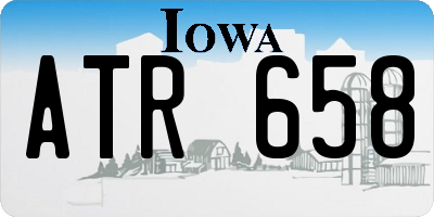IA license plate ATR658