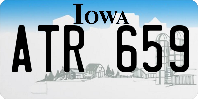 IA license plate ATR659