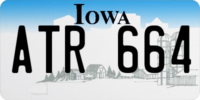 IA license plate ATR664