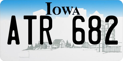 IA license plate ATR682