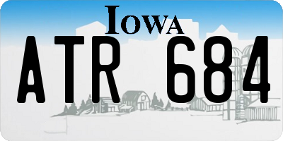IA license plate ATR684