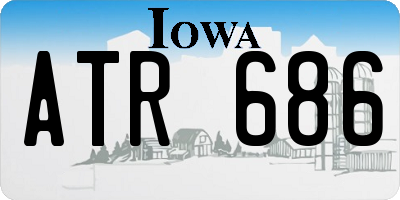 IA license plate ATR686