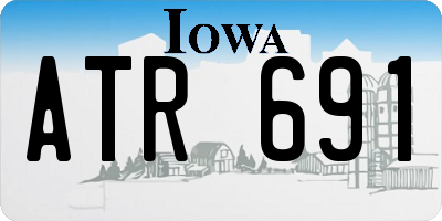 IA license plate ATR691