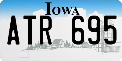 IA license plate ATR695