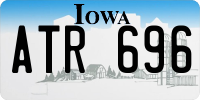 IA license plate ATR696